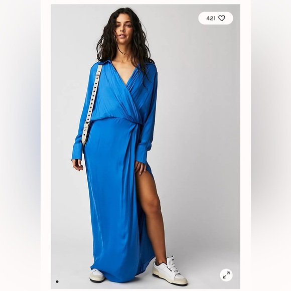 NWOT Free People Aida Maxi Dress Size 0 - Picture 2 of 6